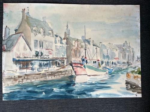 Aquarelle marine croisic - aquarelle,,