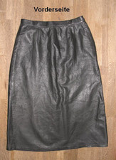 Jupe En Cuir Mi-Longue