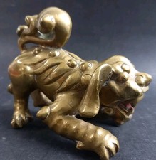Chien De Fo Bronze Chine Old Chinese Foo Dog Vietnam Censer  Indochine XIX