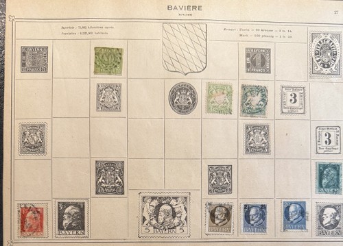 Bavière lot de timbres - bavière,