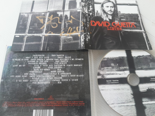 David guetta autograph - david,