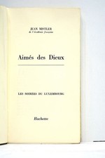 LIVRE ANCIEN AIMES DES DIEUX COLLECTION SOIREES LUXEMBOURG 1972