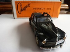 CCC F Peugeot 203 decouvrable Kit monté white metal 1/43