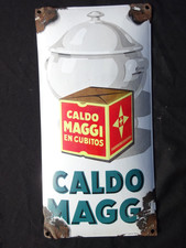 Rare plaque émaillée bombée