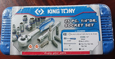 Coffret cliquet 1/4" + embouts