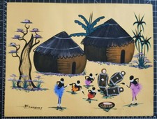 Ancienne peinture ethnique - peinture,