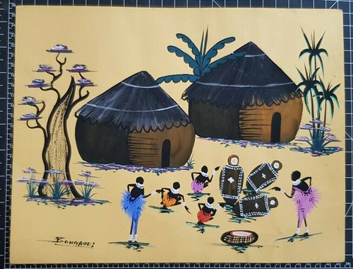 Ancienne peinture ethnique - peinture,