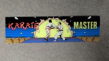 Nihon Bussan Karate Master original marquee  - Arcade Jamma PCB