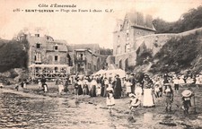 CARTE POSTALE - SAINT-SERVAN - ILE-ET-VILAINE - 35 - PLAGE DES FOURS A CHAUX