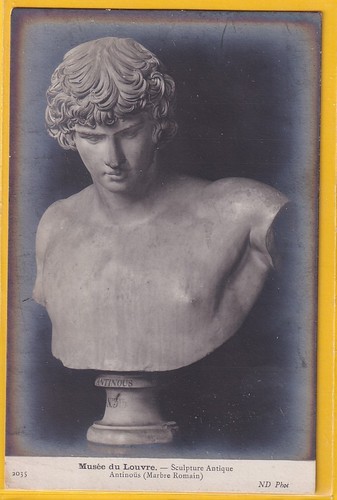 Cpa paris louvre - louvre, sculpture