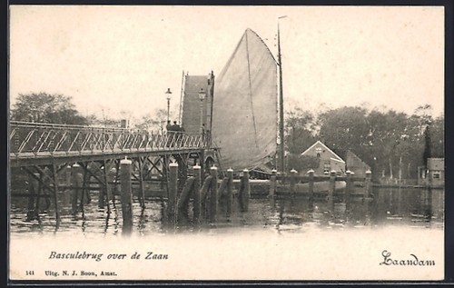 Carte postale zaandam pont - carte,