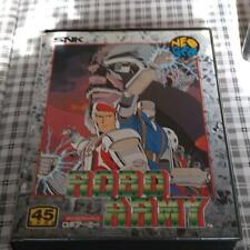 SNK NEO GEO ROBO ARMY avec boîte manuelle import Japon