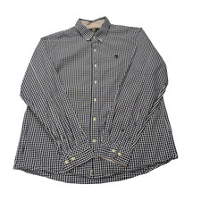 Chemise Timberland bleue et blanche à carreaux taille XL #41e
