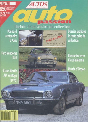 Auto passion 10 1991 - passion, n°57