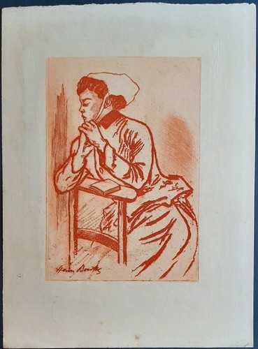 Femme prière par - en, henri