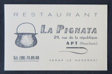 Ancienne carte de visite