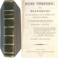 Jules Chrétien dialogues 1805