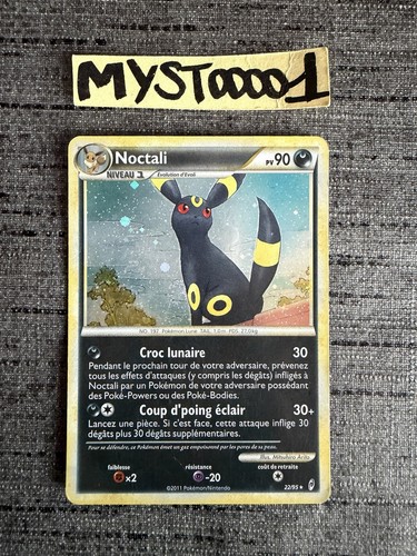 Carte pokemon noctali - carte, 22/95