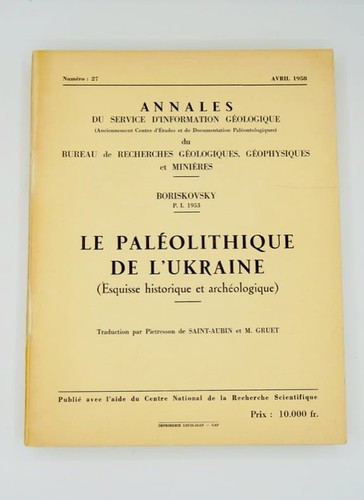 Boriskovsky paleolithique - boriskovsky,