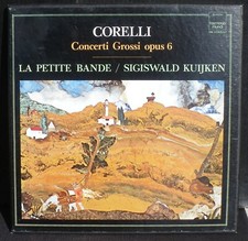 TAS LIST Corelli Op 6 Kuijken 3 x LP & BX NM Cleaned by Clearaudio machine