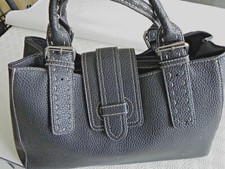 Sac noir grainé noir   NEUF