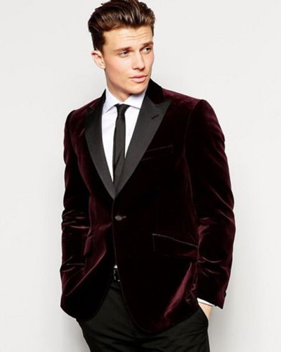 Hommes bordeaux fumer vestes - hommes,