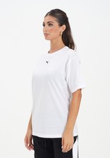 T-Shirt PUMA Femme Blanc T-Shirt Manches Courtes ESS RELAXE