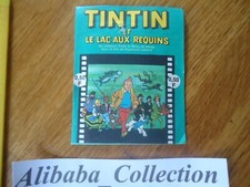 NEUF POCHETTE Vignettes image AGEDUCATIFS Tintin lac aux requins 1973 no Panini 
