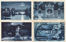 Lot de 4 cartes postales