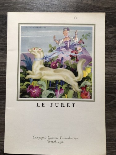 Paquebot liberté menu - "libertÉ",