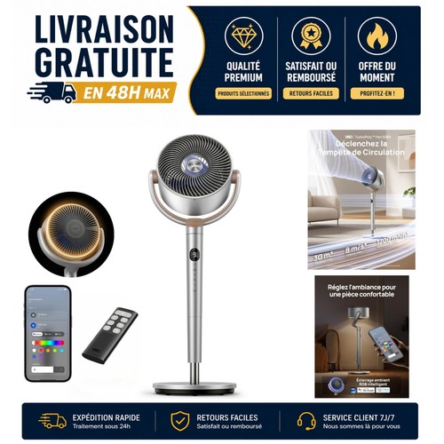 Ventilateur sur pied dreo - pied,
