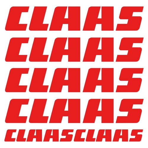 Claas autocollant sticker - claas,