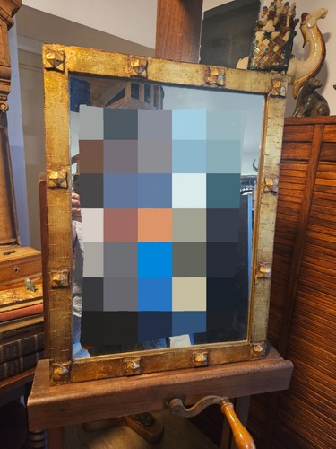 Miroir année 1950 fer - , forgé