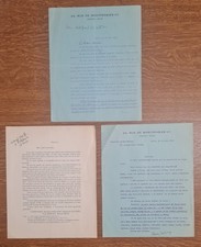 Lot de lettres et documents 1928 – Paul Reboux & écrivains – Secours à Willy 
