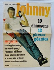 Spécial  JOHNNY HALLYDAY → 10 partitions + 12 posters géants (37 x 27 cm) / 1964