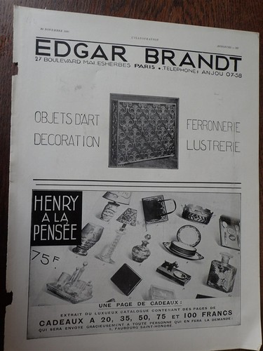 Edgar brandt ferronnerie art - brandt,