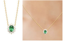 Collier Marquise Pendentif