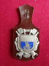insigne de pompiers,pucelle,Sapeurs pompiers le Pouliguen (37H)