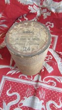 ancien tube cylindre cylinder pathes  gramophone un coup de soleil BOITE VIDE