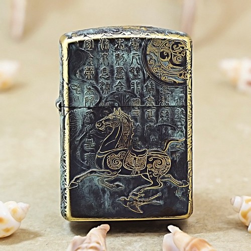 Briquet zippo cheval galopant - briquet,
