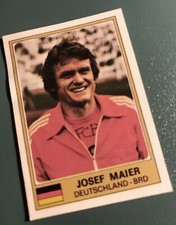 PANINI EURO FOOT 1976 ORIGINAL STICKER # 50 SEPP MAIER WEST GERMANY ALLEMAGNE