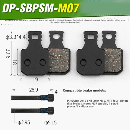 Pour magura mt5 mt7 plaquettes - mt5,