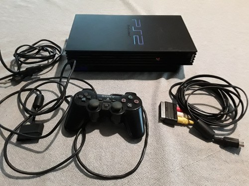 Console playstation ps2 fat - console,