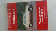 Renault 5  livre manuel 1989 ETAI 152p brochure catalogue commercial sales 