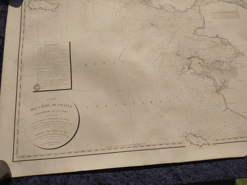 Ancienne carte des - des, côtes
