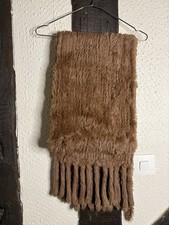 Echarpe douce en 100% fourrure de lapin à pans