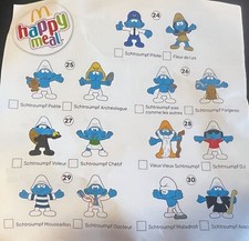 14 Figurines SCHTROUMPFS