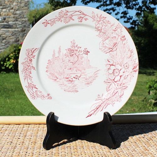 Ancienne assiette plate cm - plate,