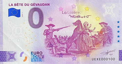 Billet euro bete gevaudan - billet,