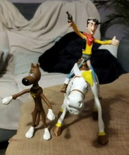FIGURINES LUCKY LUKE - JOLLY JUMPER  - RANTANPLAN DARGAUD ÉDITEUR 1984  Ht 22 cm